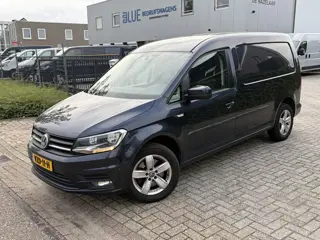 Volkswagen Caddy Maxi 2.0 TDI 150PK Euro6 DSG-automaat Highline ✓ navigatie ✓ camera ✓ blauw metalli