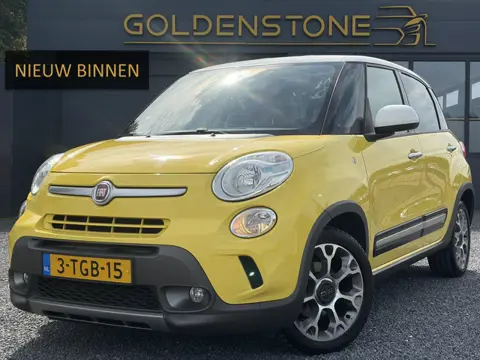 Fiat 500 L 0.9 TwinAir Trekking ✓2e Eigenaar✓Navi✓Stoelverw✓105pk✓Halfleder✓Airco✓Cruise✓6 Bak✓17''L