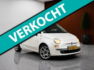 Fiat 500 1.2 Lounge PARELMOER! (PANORAMADAK, CARPLAY, ELEKT RAMEN, LICHTMETALEN VELG, AIRCO, STUURBE