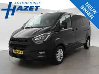 Ford Transit Custom 2.0 TDCI 170 PK AUT. LIMITED DUBBEL CABINE + ADAPTIVE CRUISE | 2 SCHUIFDEUREN | 