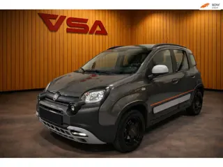 Fiat Panda 1.0 Hybrid Garmin Cross|Climate|Carplay|6 bak|half leer|DAB|nieuwstaat