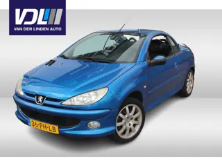 Peugeot 206 CC 1.6-16V Android auto l Apple carplay l Ledere bekleding l Openen van dak werkt niet.