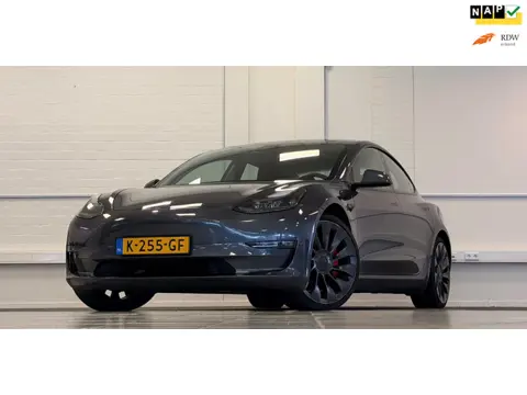 Tesla Model 3 Performance AWD 75 kWh Soh 86,2% Full FSD 513pk 3,4 0-100