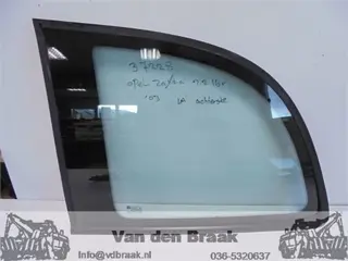 Opel Zafira 1999-2005 Zijruit links achter