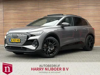 Audi Q4 e-tron 40 S-Line Plus 77 kWh SOH 93.9 % Panodak / Stoelverw. / Leder / Trekhaak / 21"lm velg