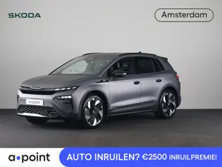 Skoda Elroq 85x RS 340pk 4x4 | Matt Grey | 340 PK | Warmtepomp | Adaptief onderstel | 21" lichtmetaa