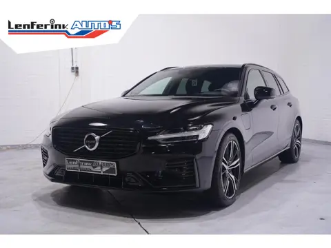 Volvo V60 2.0 T6 Recharge AWD R-Design SOH 90% Black-line private-glas Navigatie electr achterklep a