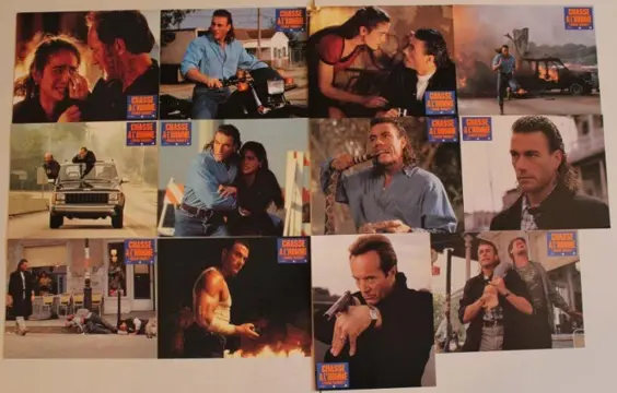 HARD TARGET lobbycard set.