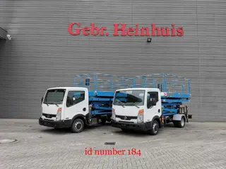 Nissan Cabstar Cabstar 35.13 - Weiss SF 10 - 400 KG Capacity - Tunnel/Airplane Lift - 2 Pieces!