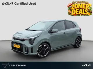 Kia Picanto 1.0 DPI GT-Line  Open Dak | LED | Leder | PDC | Navi | Clima | Stoel & Stuurverwarming |