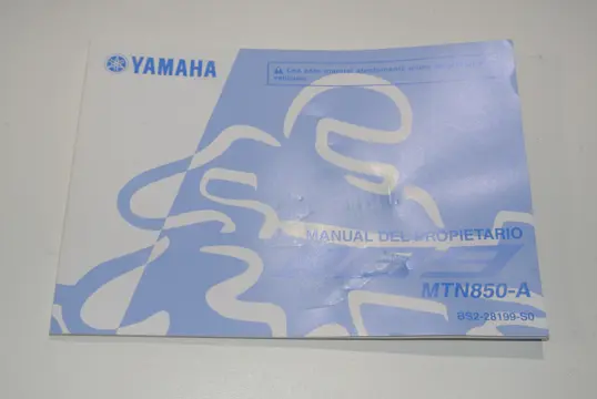 INSTRUCTIEBOEKJE Yamaha XSR 900 2016 - 2018