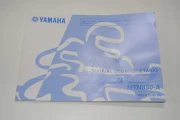 INSTRUCTIEBOEKJE Yamaha XSR 900 2016 - 2018