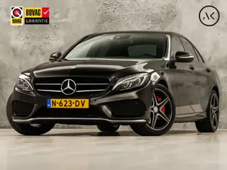Mercedes-Benz C-Klasse 250 AMG Sport 211Pk Automaat (NAVIGATIE, RODE REMKLAUWEN, LEDER, STOELVERWARM