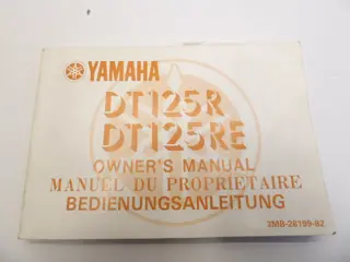 INSTRUCTIEBOEKJE Yamaha Overige Yamaha 1960 - 2021