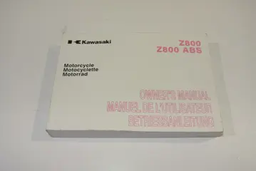 INSTRUCTIEBOEKJE Kawasaki Z 800 2013 - 2014