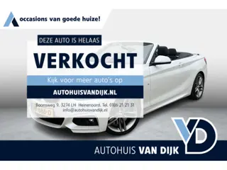 BMW 2-serie Cabrio 220i High Executive M-Pakket / NL auto / Complete Dealer Historie