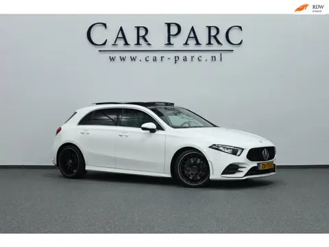 Mercedes-Benz A-klasse 250 AMG Line LED/SFEER/PANO/HALF LEER+S.VERWARMING/19" LMV/PDC/CRUISE/ECC/12 