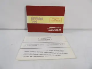INSTRUCTIEBOEKJE Moto Guzzi Nevada 750 1991 - 2019