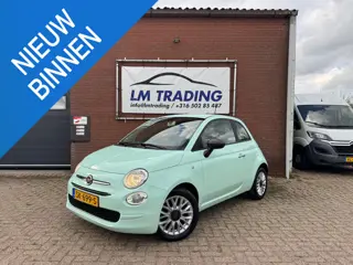 Fiat 500 0.9 TwinAir Turbo Popstar GROOT-SCHERM LMV CRUISE LED MULTISTUUR 2 SLEUTELS + BOEKJES! NAP!