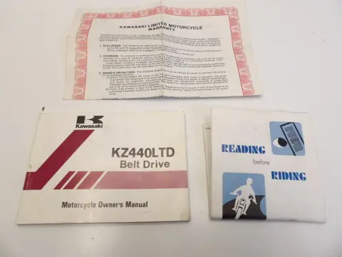 INSTRUCTIEBOEKJE Kawasaki LTD 440 1970 - 2012