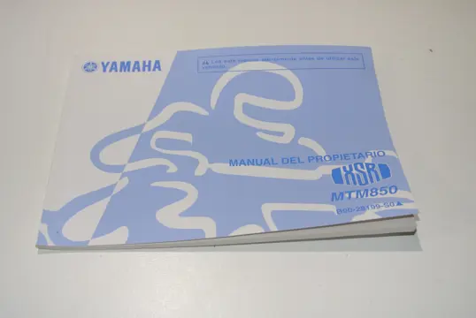 INSTRUCTIEBOEKJE Yamaha XSR 900 2016 - 2018