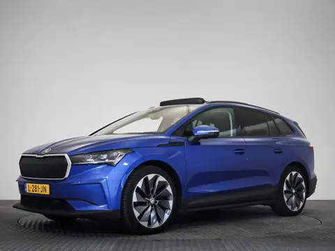 Škoda Enyaq iV BWJ 2021 | 60 SPORTLINE | TREKHAAK | PANO DAK | LEER | STOEL&STUUR VERW | CAMERA A | 