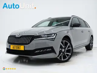 Škoda Superb Combi 1.4 TSI iV Sportline | Leder/Alcantara | Trekhaak | Carbon | Memory | Sfeerlicht 