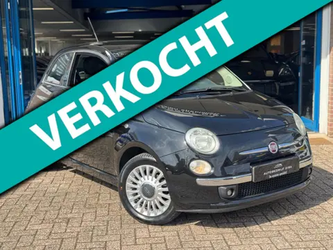 Fiat 500 1.2 Naked 2008 ZWART AIRCO APK NAP!