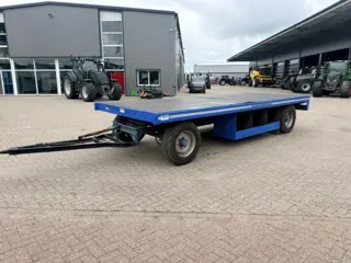 Record PLW 12 ton platte wagen, trailer (bj 2009)