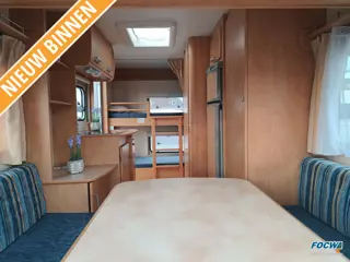 Caravelair Antares Luxe 416 Stapelbed Zit Toilet Tent