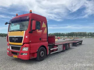 MAN TGX 26.480 6x2 Sleeper Flatbed Truck (bj 2010)