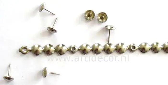 Siernagel strip nikkel 9,5mm