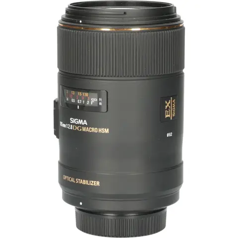 Tweedehands Sigma 105mm f/2.8 EX DG OS HSM Macro Nikon CM7808