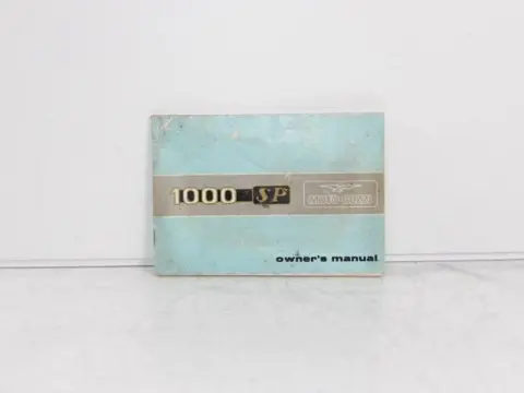INSTRUCTIEBOEKJE Moto Guzzi 1000 SP 1978 - 1984