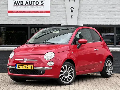 Fiat 500c 1.2 Lounge Cabrio Airco PDC Half Leder