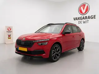 Skoda Kamiq 1.0 TSI Monte Carlo Automaat - Panoramadak, 18 inch, Velvet Red, 12 mnd BOVAG