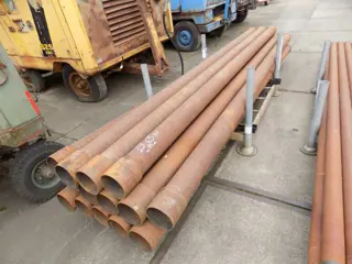 Foto 20 van drilling pipe 4 meter boorpijpen