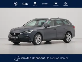 SEAT Leon Sportstourer 1.5 TSI 130pk Style Navigatie Camera 17"velgen Keyless Parkassist Carplay 21