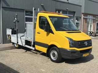 Volkswagen Crafter 35 2.0 TDI L2H1 HIAB Laadkraan 013T Hijshaak Airco Cruise controle Gereedschapski