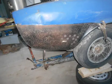 Rear lower fenders Fiat Dino 2400 Coupè