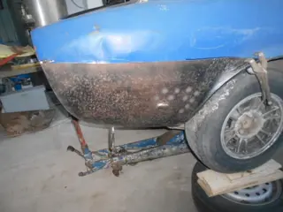 Rear lower fenders Fiat Dino 2400 Coupè