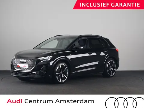 Audi Q4 e-tron 50 quattro S edition 77 kWh Lederen bekleding | 21 inch lichtmetalen velgen | Parkeer