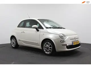Fiat 500 0.9 TwinAir Sport | Airco | Parelmoer wit | Sportvelgen | Half lederen bekleding