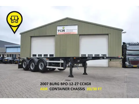 Burg BPO-12-27 CCXGX - ADR CONTAINER CHASSIS / 2x LIFTAS