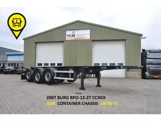 Burg BPO-12-27 CCXGX - ADR CONTAINER CHASSIS / 2x LIFTAS