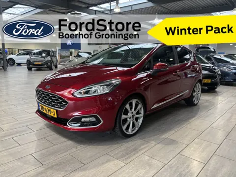 Ford Fiesta EcoBoost 100 pk Vignale | Pano | Winter Pack | Half leer | B&O | Camera | 18" | Adapt. c