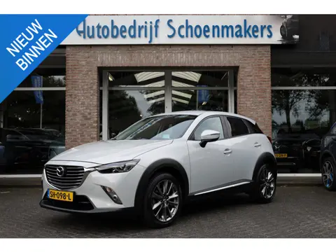 Mazda CX-3 2.0 SkyActiv-G 120 GT-Luxury LEER ELEC.MEMORYSTOELEN STOELVERW. HUD/ADD CAMERA DAB NAVI C