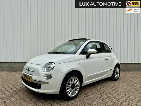 Fiat 500 C 1.2 Easy Automaat, Rood Cabriodak, Airco, PDC, LM Velgen met 4-seizoenenbanden