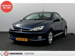 Peugeot 206 CC 1.6-16V/ Automaat/ Wind-Scherm/ Elek.Ramen/ C.V. Afatand/ Stuurbekr./ Radio USB/ NAP!