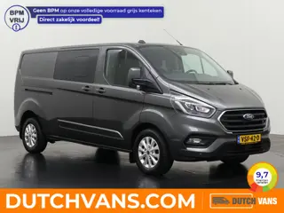Ford Transit Custom 2.0TDCI 170PK Automaat Lang Dubbele Cabine | 2xSchuifdeur | Navigatie | Camera |